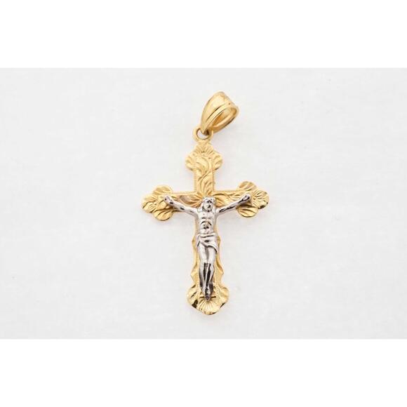 Estate Sale 14k Yellow Gold Pendant Vintage Style Fine Jewelry US Made